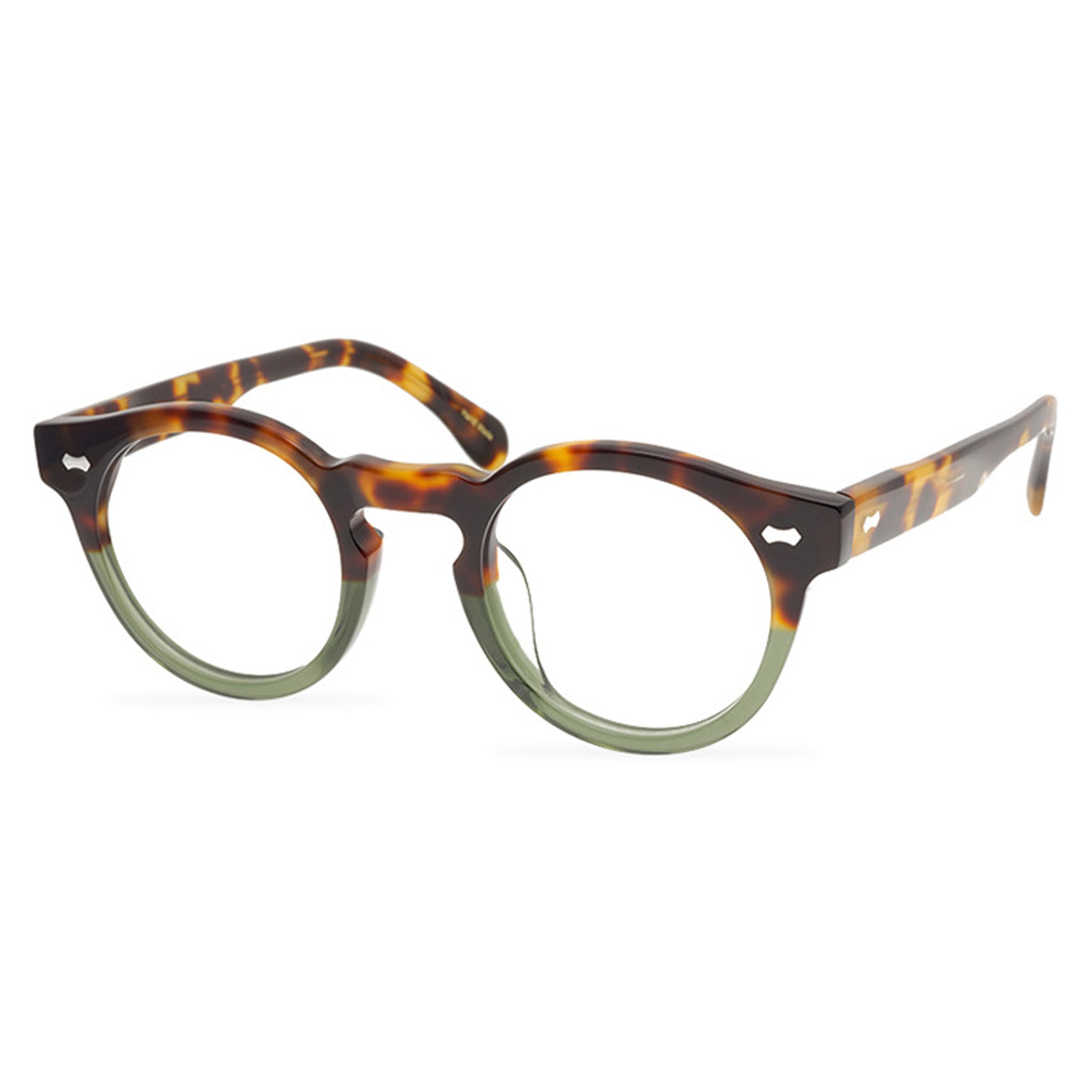 Vintage Silhouette & Tortoise Green